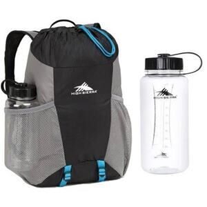 High Sierra Pack-N-Go 15L Backpack In A Bottle 1000ml Black